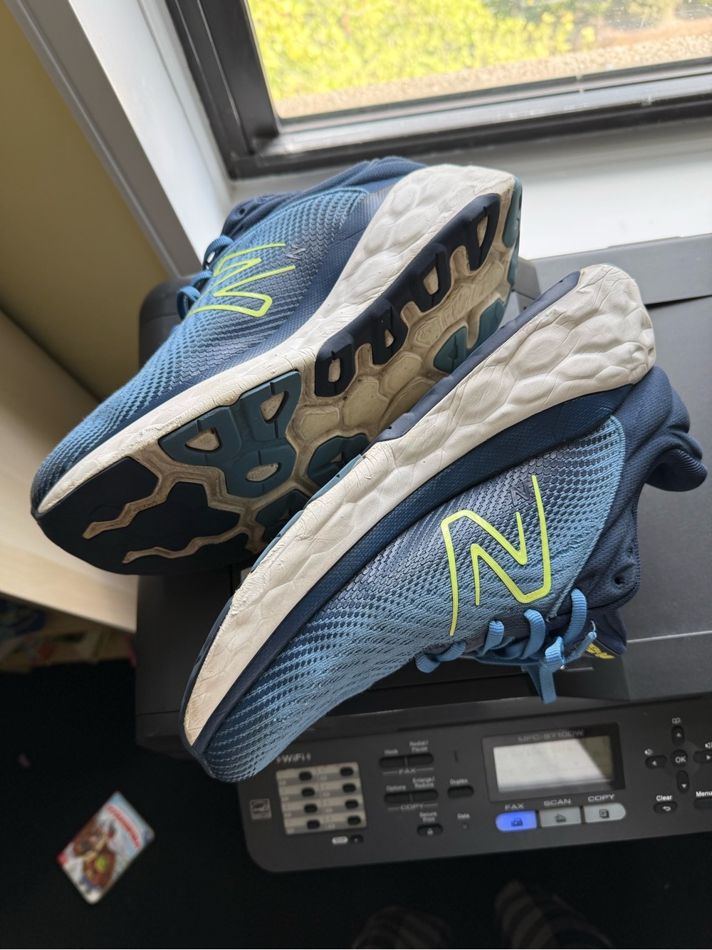 New Balance Mens 10 W Blue Fresh Foam X 840v1 Running Shoes Lace Up P1-95 - Picture 10 of 12